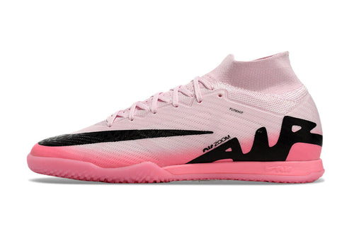 Chuteira Futsal Nike Air Zoom Mercurial Superfly 9 Elite IC Rosa e Preto 