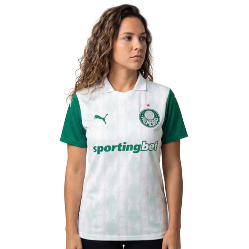 Camisa Palmeiras Feminina Away 25/26 - Branca