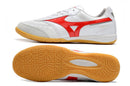 Chuteira Futsal Mizuno Morelia Sala IC Branca e Vermelha