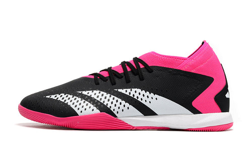 Chuteira Futsal Adidas Predator Accuracy.1 IC Rosa e Preta 