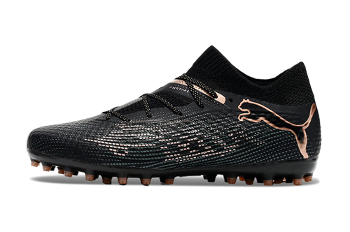 Chuteira Society Puma Future 7 MG Preta e Bronze 