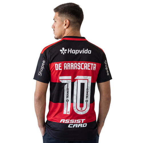 Camisa Flamengo Home 26/27 - Preta e Vermelha #DeArrascaeta10