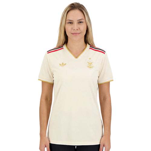 Camisa Flamengo Feminina Third 25/26 - Creme