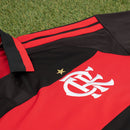 Camisa Flamengo Feminina Home 26/27 - Preta e Vermelha