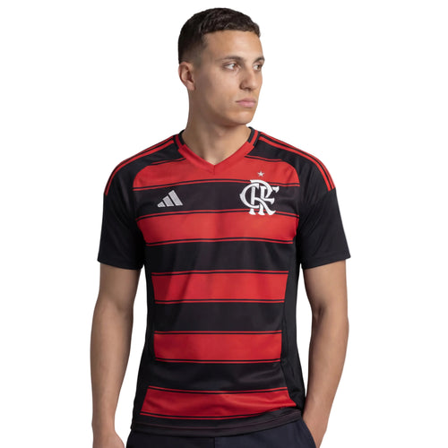 Camisa Flamengo Home 25/26 - Preta e Vermelha