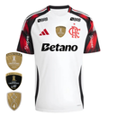 Camisa Flamengo Away 25/26 - Branca C/ Patrocínio