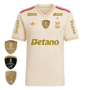 Camisa Flamengo Third 25/26 - Creme C/ Patrocínio