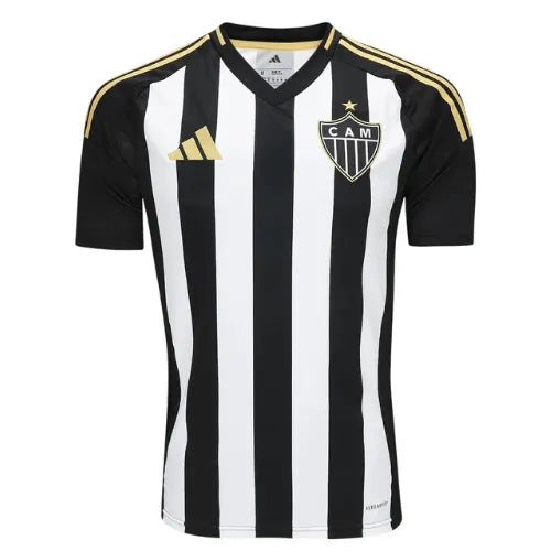 Camisa Atletico Mineiro Home 25/26 - Preta e Branca
