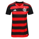Camisa Flamengo Feminina Home 25/26 - Preta e Vermelha