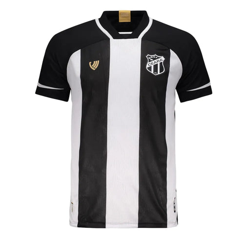 Camisa Ceará Home 25/26 - Preta e Branca