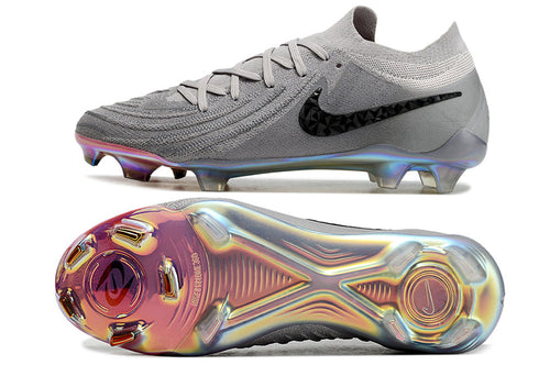Chuteira Campo Nike Phantom GX 2 Elite FG Prata 
