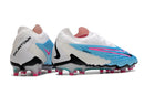 Chuteira Campo Nike Phantom GX Elite FG Azul e Branca "Blast Pack"