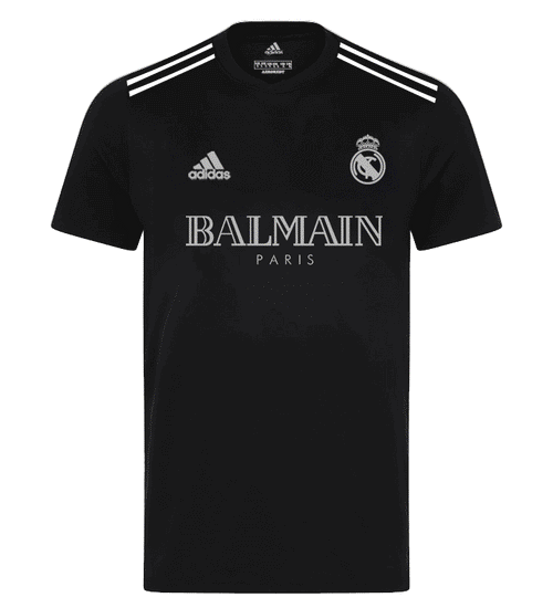 Camisa Real Madrid Balmain - Preta