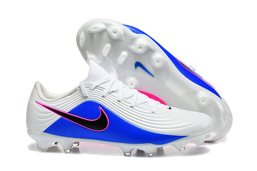Chuteira Campo Nike Tiempo Legend XI Elite (branco, azul e rosa)