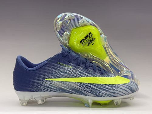 Chuteira Campo Nike Air Zoom Mercurial Vapor 17 (azul e amarelo)