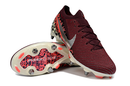 Chuteira Campo Nike Air Zoom Mercurial Vapor 16 Elite SG (Vinho, prata e branco)