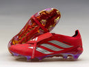 Chuteira Campo Adidas Predator Accuracy (Vermelha e cinza)