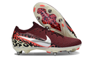 Chuteira Campo Nike Air Zoom Mercurial Vapor 16 Elite SG (Vinho, prata e branco)