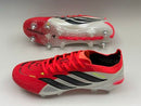 Chuteira Campo PREDATOR ACCURACY+  26 SG BOOTS (Vermelho, preto e branco)