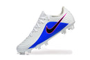 Chuteira Campo Nike Tiempo Legend XI Elite (branco, azul e rosa)