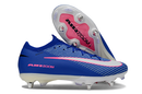 Chuteira Campo Nike Air Zoom Mercurial Vapor 16 Elite SG (Rosa e azul)