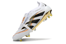 Chuteira Campo PREDATOR ACCURACY+ 25 SG BOOTS (Branco, preto e dourado)