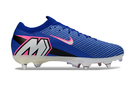 Chuteira Campo Nike Air Zoom Mercurial Vapor 16 Elite SG (Rosa e azul)