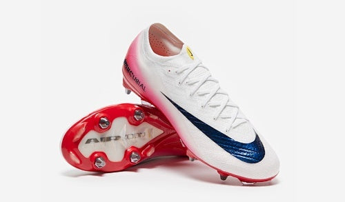 Chuteira Campo Nike Air Zoom Mercurial Vapor 16 Elite SG (Rosa, branco e preto)