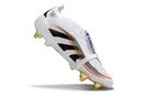 Chuteira Campo PREDATOR ACCURACY+ 25 SG BOOTS (Branco, preto e dourado)