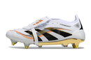 Chuteira Campo PREDATOR ACCURACY+ 25 SG BOOTS (Branco, preto e dourado)