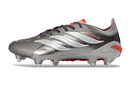 Chuteira Campo PREDATOR ACCURACY+  26 SG BOOTS (Prata e branco)