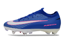 Chuteira Campo Nike Air Zoom Mercurial Vapor 16 Elite SG (Rosa e azul)