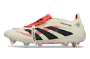 Chuteira Campo PREDATOR ACCURACY+ 25 SG BOOTS (Branco, vermelho e preto)