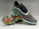 Chuteira Campo Nike Phantom GX III (preta, verde e vermelha)